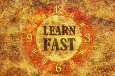 Learn fast clipart