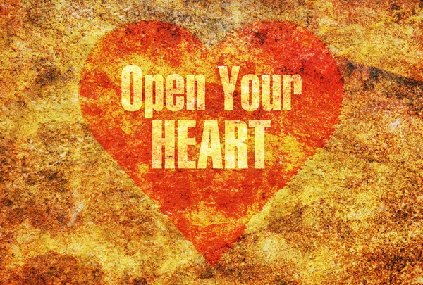 Open your heart — Stock Photo, Image