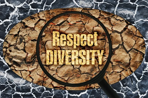 Respect diversity — Stock Photo, Image