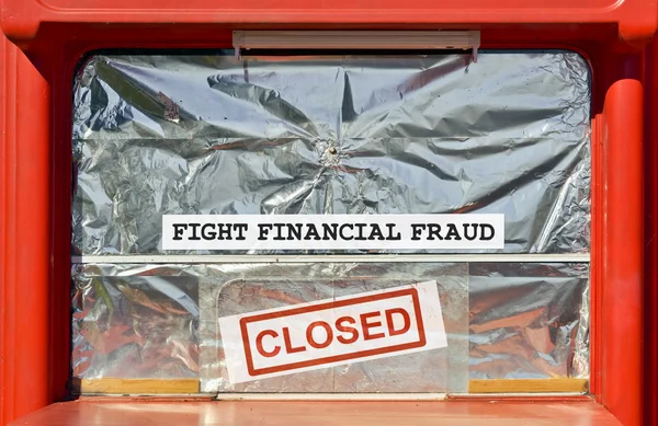 Fight financial fraud — Stock Photo, Image