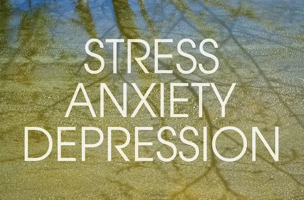 Stress and depression — Stock Photo, Image