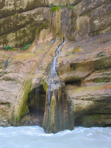 Один Численних Водоспадів Чегема — стокове фото