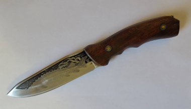 Rus demircilerin el yapımı av bıçağı.