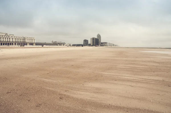 Sand dunes on North Sea — Stock Photo, Image