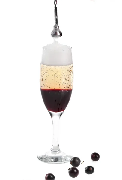 Kir Royal cocktail — Stockfoto