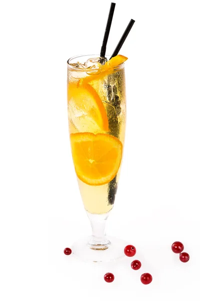 Cocktail de laranja de fruta — Fotografia de Stock