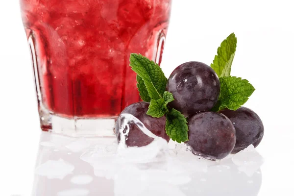 Fruit cocktail with grape — Stock Photo, Image