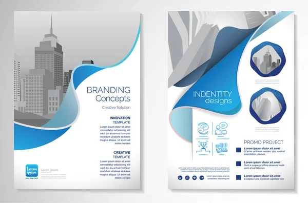 2014 Template Vector Design Brochure Annualreport Magazine Poster Corporate Presentation — 스톡 벡터