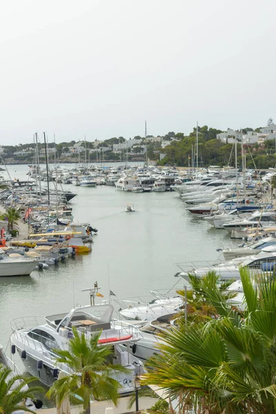 Uitzicht Sporthaven Van Cala Dor Mallorca Spanje — Stockfoto