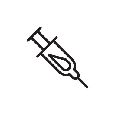 beyaz arkaplanda izole edilmiş çizgi simgesi