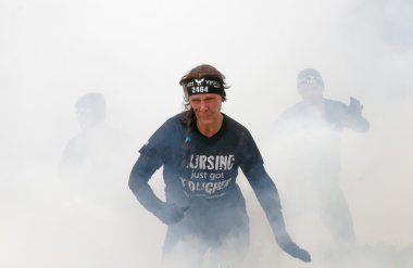 Stockholm, İsveç - 14 Mayıs 2016: Kıdemli kadın, 14 Nisan 2016 