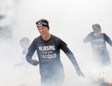 Stockholm, İsveç - 14 Mayıs 2016: Kıdemli kadın, 14 Nisan 2016 