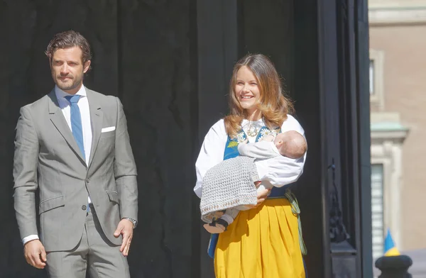 Estocolmo Suécia Junho 2016 Príncipes Suecos Carl Philip Bernadotte Princesa — Fotografia de Stock