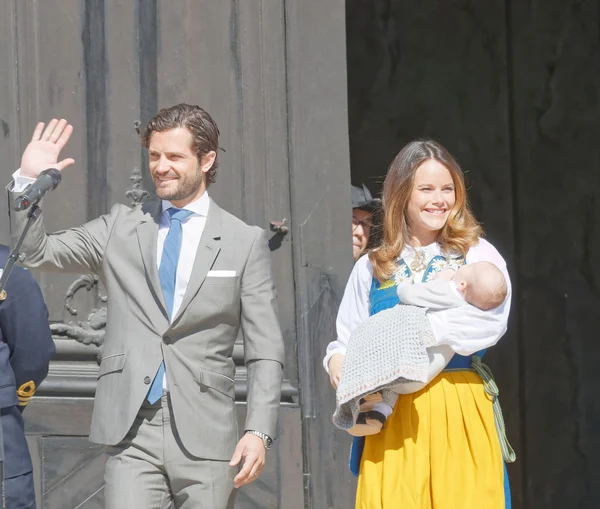 Estocolmo Suecia Jun 2016 Los Príncipes Suecos Carl Philip Bernadotte —  Fotos de Stock