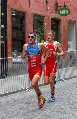Fernando Alarza (Esp) ve Andreas Schilling triathletes çalıştıran