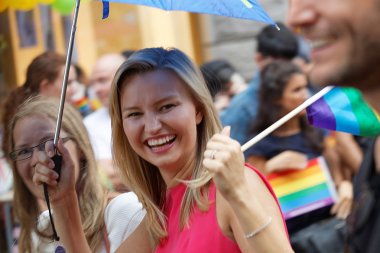 Gülümseyen İsveç Partisi lideri Ebba Busch Thor gurur PA