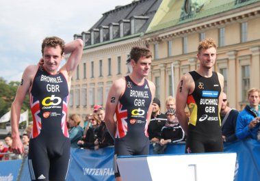 Brownlee kardeşler ve gregor buchholz, ödül töreni
