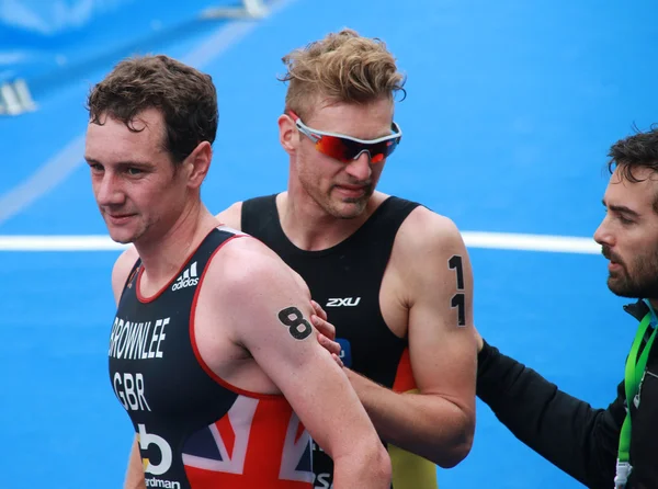 Alistar Brownlee and Gregor Buchholz — Stock Photo, Image