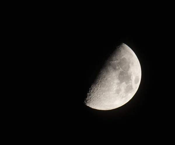 Crescent moon in October — Stock Photo, Image