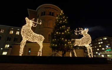Lşıktan yapılmış Raindeer