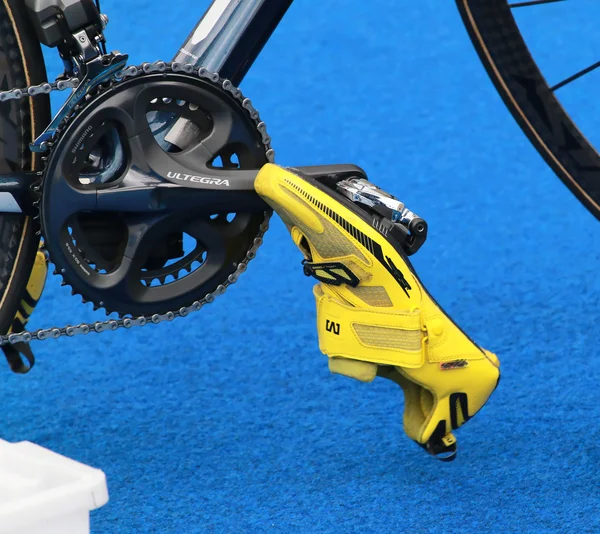Bisiklete binme ayakkabı triatlon için hazırlanan