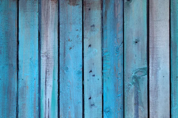 Pared azul de madera —  Fotos de Stock