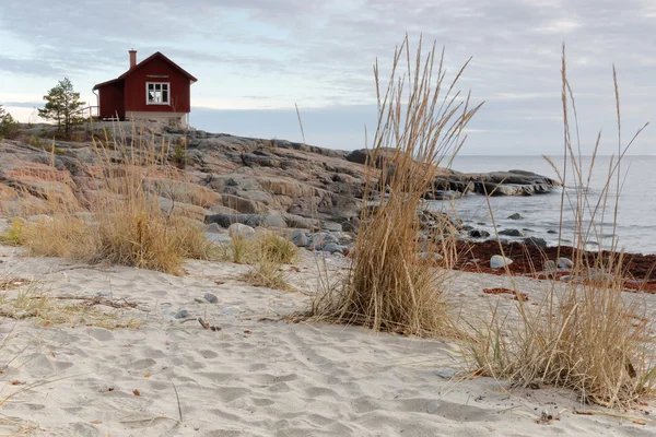 Archilelago and cottage in morning light — Stock Photo, Image