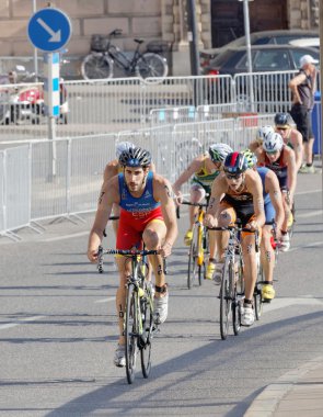 Erkek Bisiklete binme triatlon rakip grup