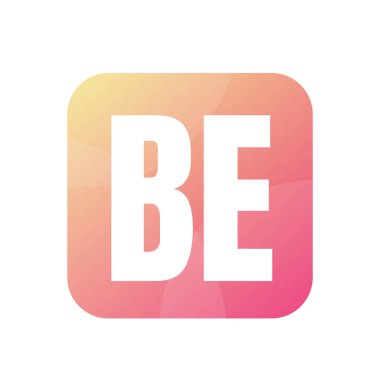 BE Harfi Logo Tasarımı Basit Biçimli