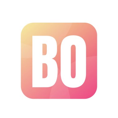 Basit BO Harfi Logo Tasarımı