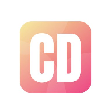 CD Harfi Logo Tasarımı Basit Biçimli