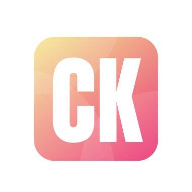 CK Harfi Logo Tasarımı Basit Biçimli
