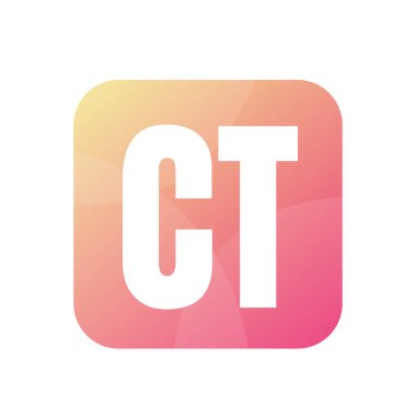 CT Harfi Logo Tasarımı Basit Biçimli