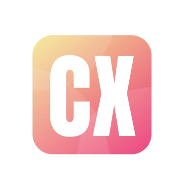 Basit Biçimli CX Harf Logo Tasarımı