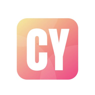 Basit Biçimli CY Harf Logosu Tasarımı
