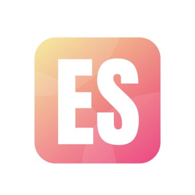 ES Harfi Logo Tasarımı Basit Biçimli