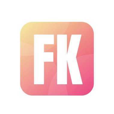 FK Harf Logo Tasarımı Basit Biçimli