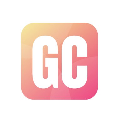 GC Harf Logo Tasarımı Basit Biçimli