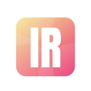 IR Harfi Logo Tasarımı Basit Biçimli