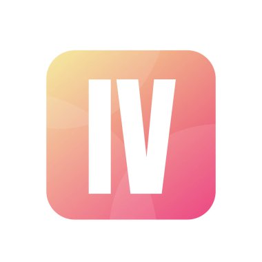 IV Harf Logosu Tasarımı Basit Biçimli