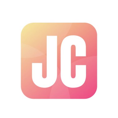 JC Harf Logo Tasarımı Basit Biçimli