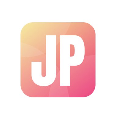 JP Harf Logo Tasarımı Basit Biçimli