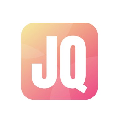 Basit Biçimli JQ Harf Logo Tasarımı