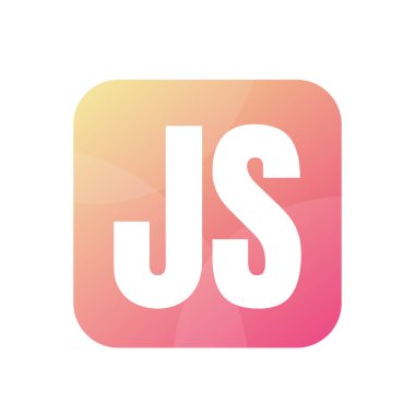 Basit Biçimli JS Harf Logo Tasarımı