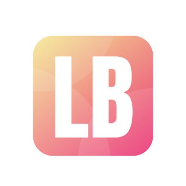LB Harf Logo Tasarımı Basit Biçimli