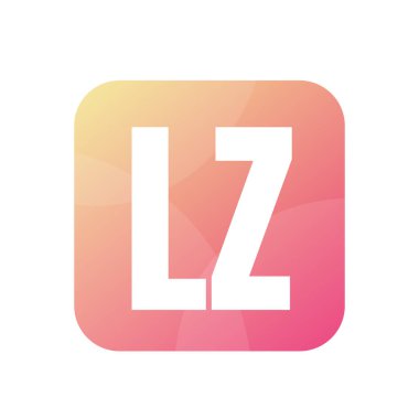 LZ Harf Logo Tasarımı Basit Biçimli