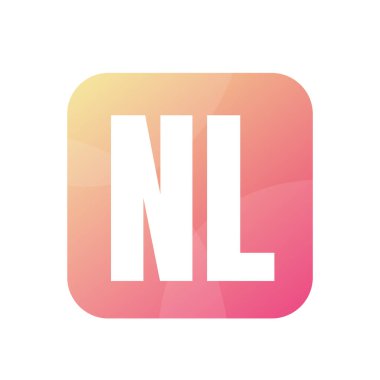 NL Harf Logo Tasarımı Basit Biçimli