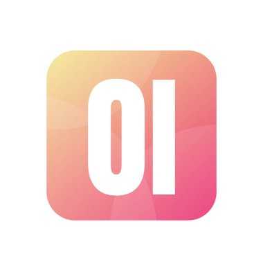 OI Harf Logosu Tasarımı Basit Biçimli