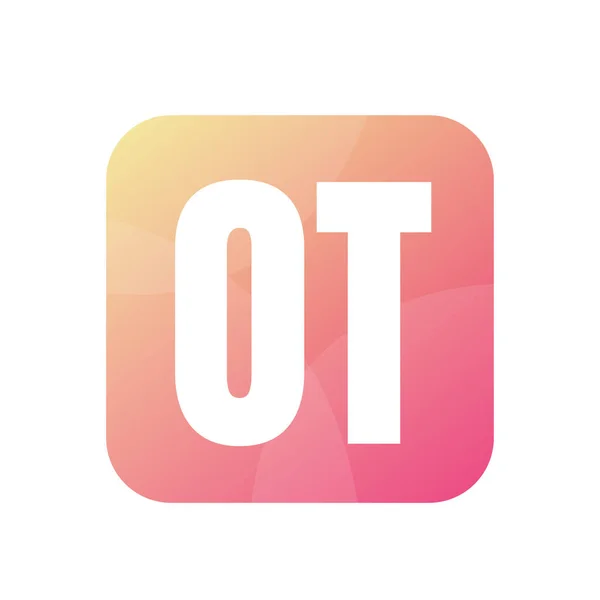 Basit Tarzlı OT Harf Logosu Tasarımı