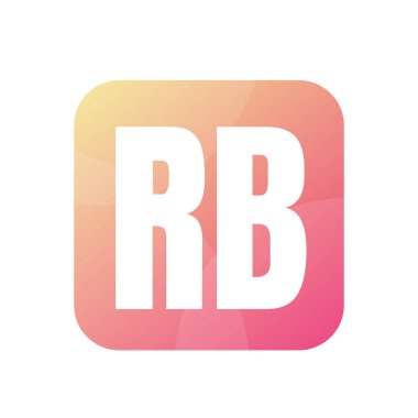 RB Harf Logo Tasarımı Basit Biçimli